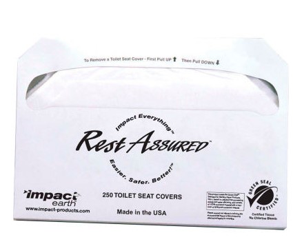 Seat cover paper 1/2 fold 2500 /box