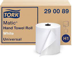 Rouleau de serviettes à mains Blanc Tork Advanced Matic®, 1 épaisseur