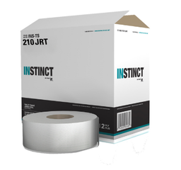 [INS-TS-212JRT] Papier Hygiénique Jumbo, 2 plis, 12 lbs, 8 rouleaux/cse