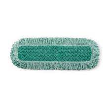 [RUB-q426-00-grn] HYGEN Tampon microfibre avec frange pour balayer vert 24&quot; /k