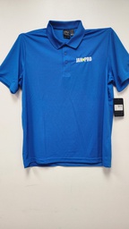 [POL-PLPQ-BR-S] Performance Piqué Polo Jan-Pro Bleu Royal, Logo brodé, Small /k