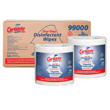 [MER-99000] Grand Rouleau de Lingettes Désinfectantes Certainty-Plus (2rls x 800 lingettes) (8’’ x 6’’)  