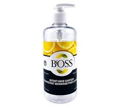 [BIOS-BIOSS001-500] BIOSS Désinf. inst. mains, citron, 500ml (75% Alcool éthylique - NPN 80098279)